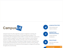 Tablet Screenshot of campusce.com